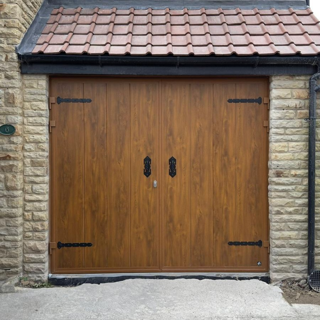 side hinged door