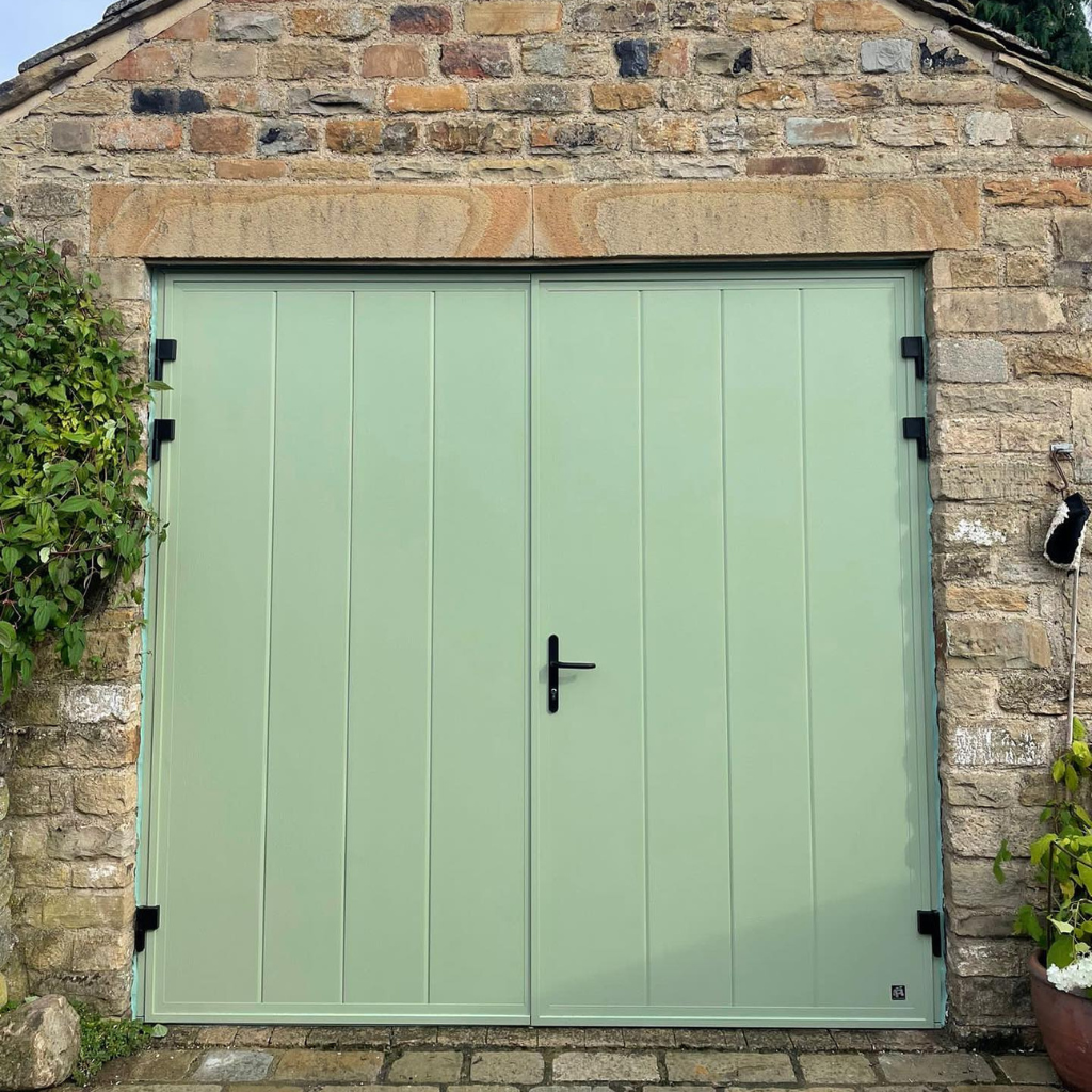 traditional side-hinged garage doors north yorkshire