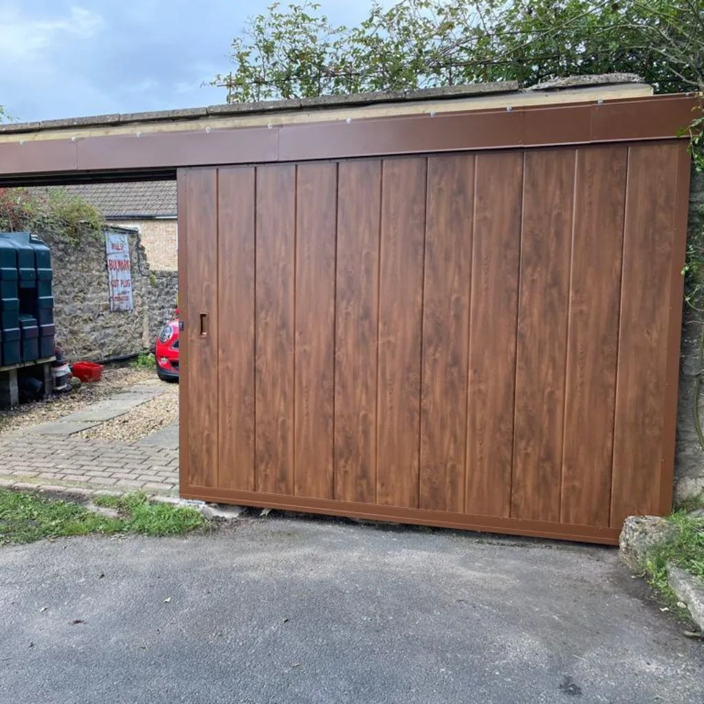 side-sliding garage doors