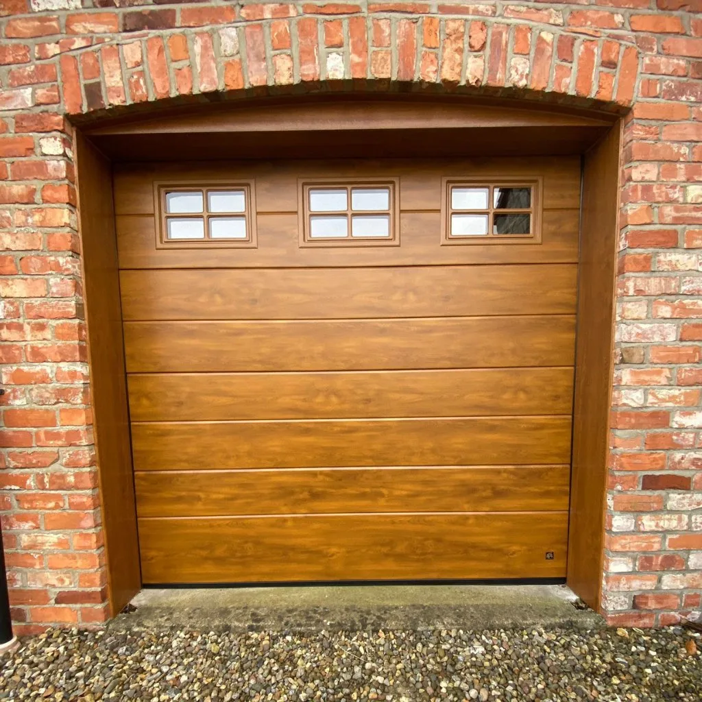 wood effect sectional garage doors north yorkshire